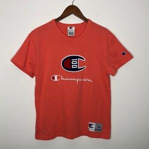 Champion Century Collection Tee Large Logo Patch
